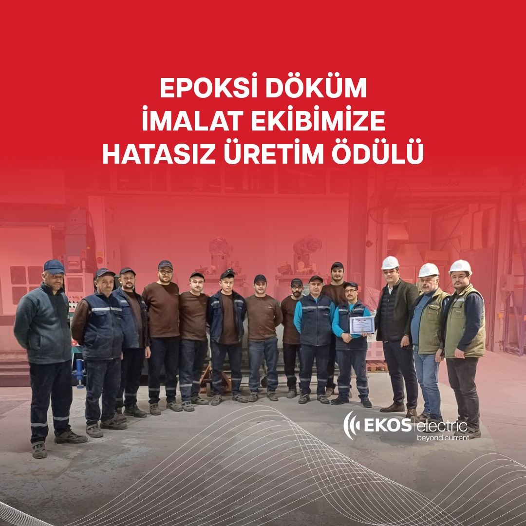 Notre équipe de fabrication de moulages en époxy remporte le prix de la production sans défaut ! (28 janvier 2025)