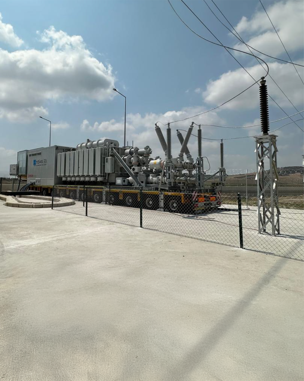 TEİAŞ İçin Üretilen Mobil Transformatör Merkezleri Sahada (22 Temmuz 2025)